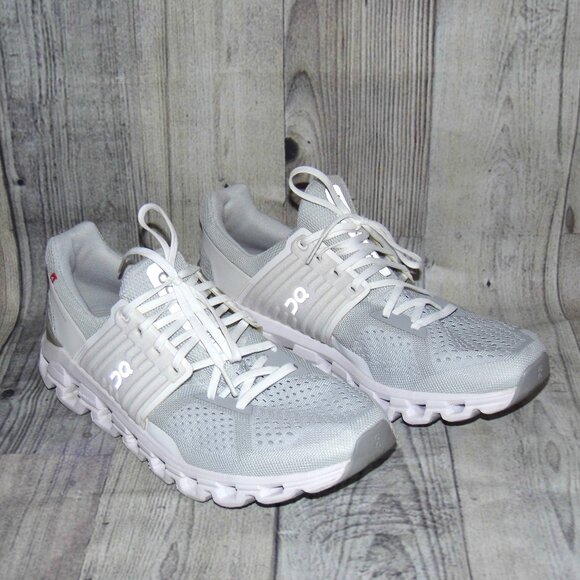 ON Cloudswift Helion Superfoam Gray/White Sneakers Womens Size 11